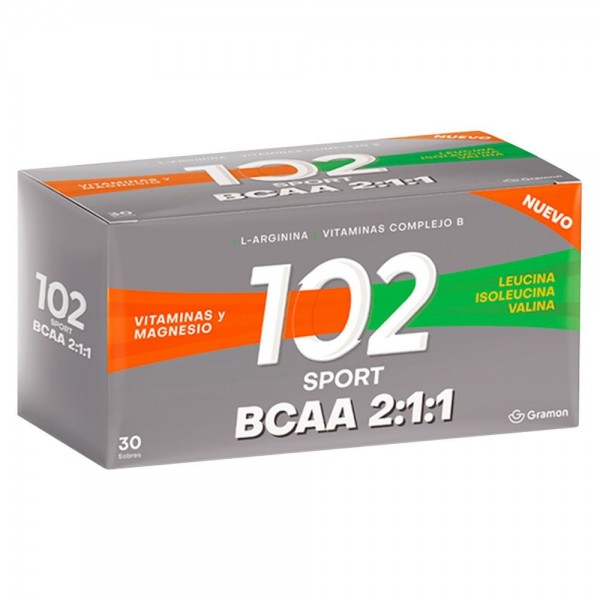 102 Sport - Bcaa 2:1:1 x30 sobres