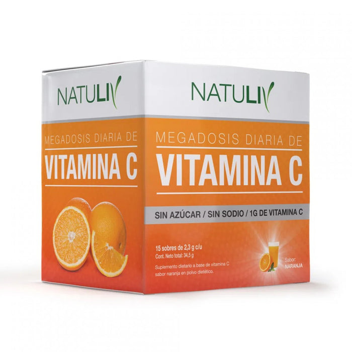 ENA Natuli vitamina C - 15 sobres sabor naranja