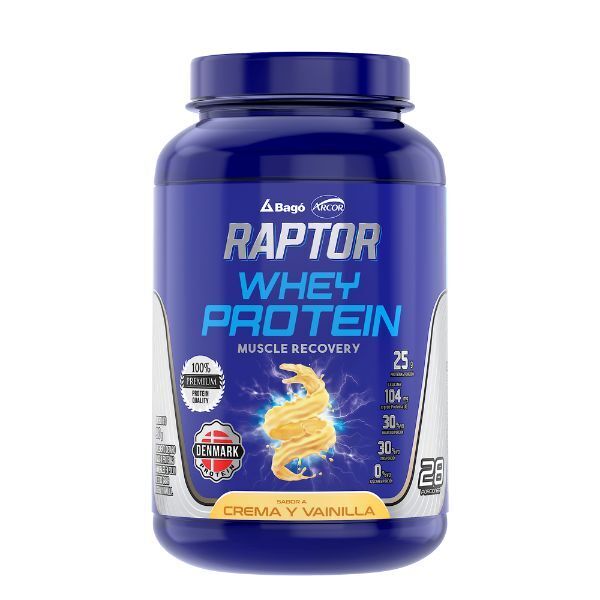 RAPTOR BAGO - ARCOR  Whey Protein Vainilla 1008 gr