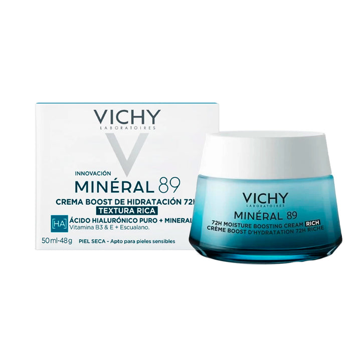 Vichy Mineral 89 Crema hidretante con perfume -  50ml - Textura Rica