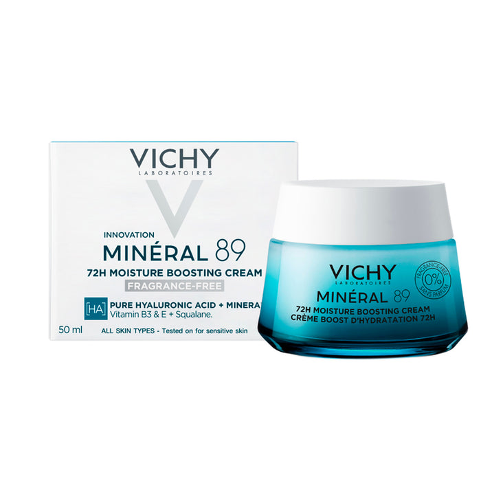 Vichy Mineral 89 Crema hidretante sin perfume -  50ml