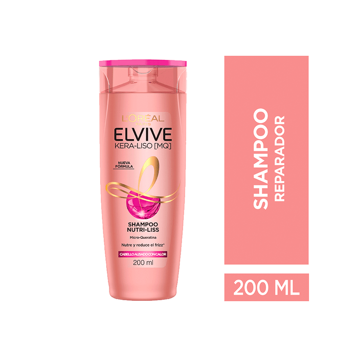 Loreal Elvive Kera Liso Shampoo x200ml