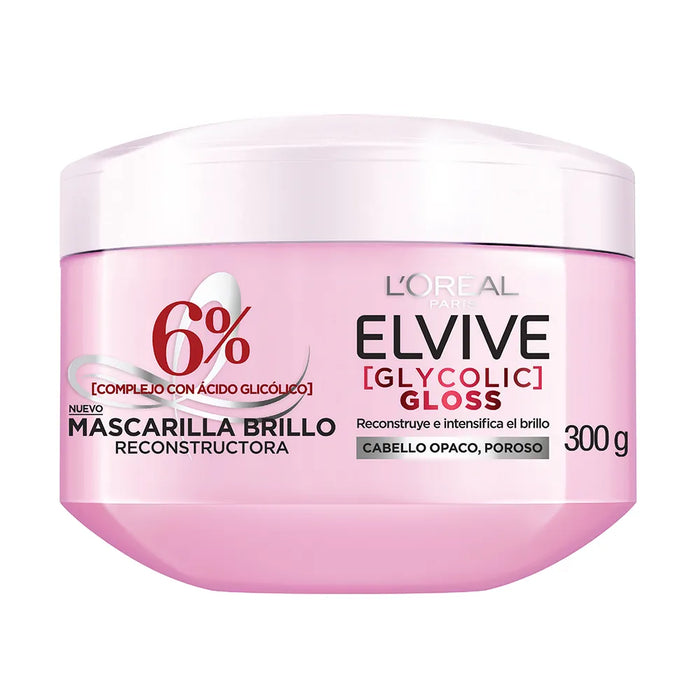 Loreal Elvive Glycolic Gloss Tratamiento Capilar x300ml