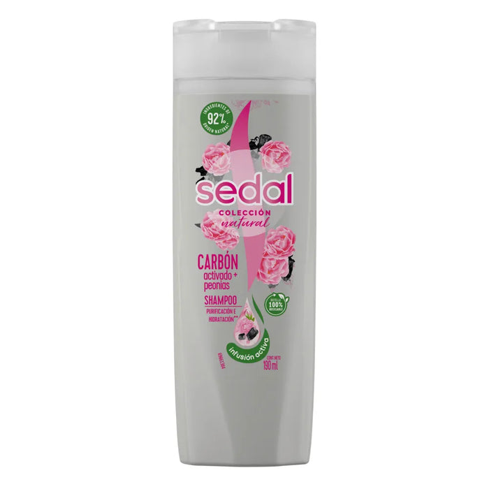Sedal Carbon Activado + Peonias Shampoo x190ml