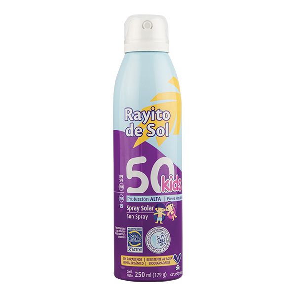 Rayito De Sol protector solar en spray fps 50 kids 250ml