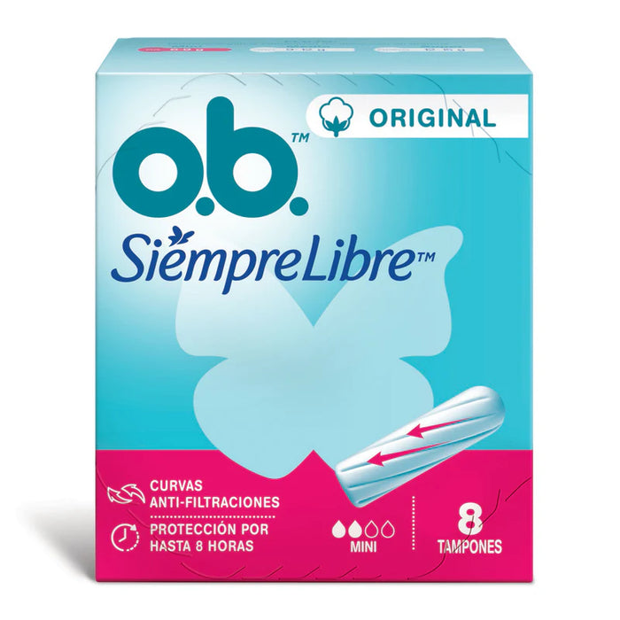 OB Siempre Libre Tampones Mini x8Uni