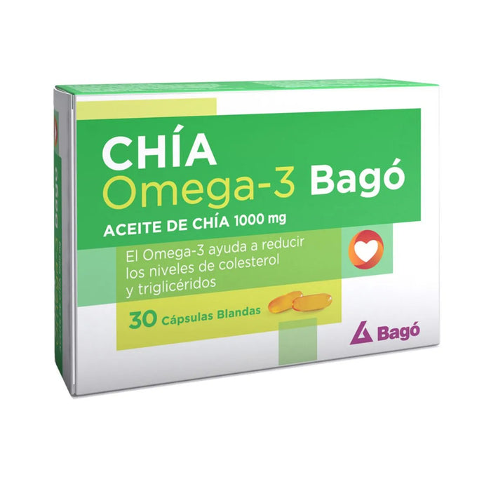 BAGO Chia Omega-3 x30 capsulas