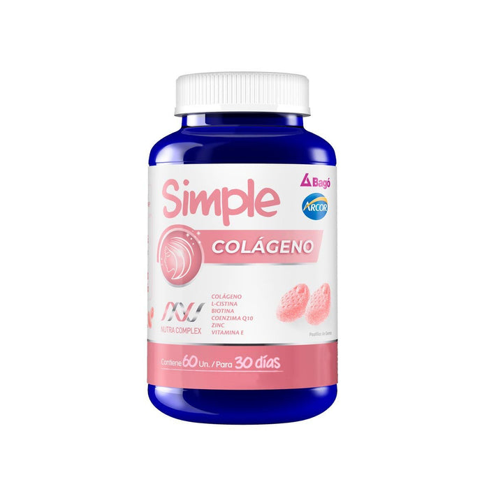 BAGO Simple Colageno Gomitas x60. 