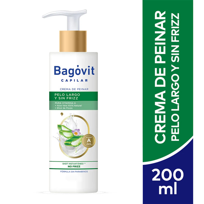 Bagóvit Crema de Pelo Largo y Sin Frizz - 200 ml 