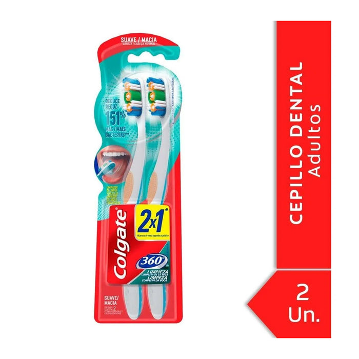 COLGATE CEPILLO SUAVE 2 X 1