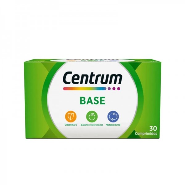 Centrum Base - Multivitaminico Mineral - 30 Comprimidos