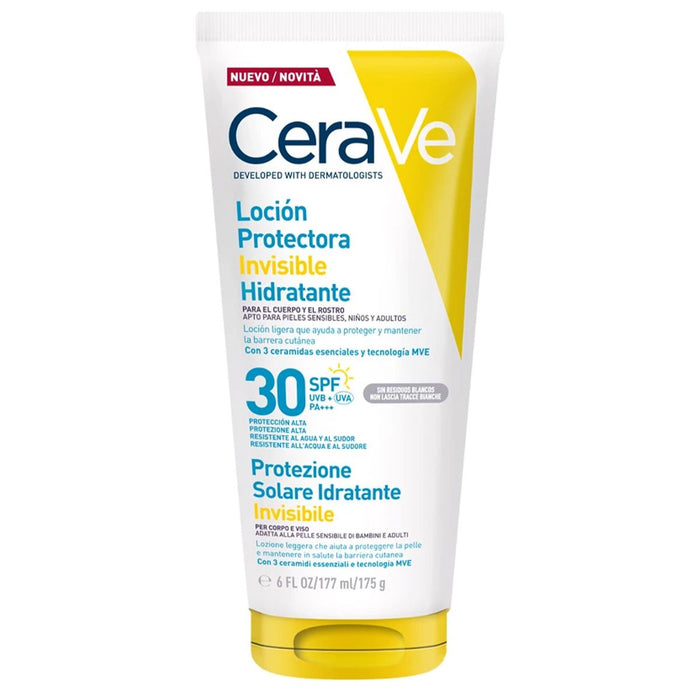 CeraVe Locion Protectora Hidratante Invisible FPS30+ x177ml