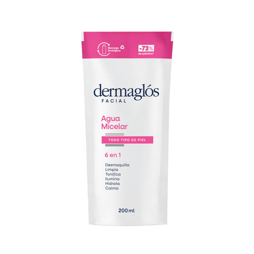Dermaglós Facial Agua Micelar Refill 200ml