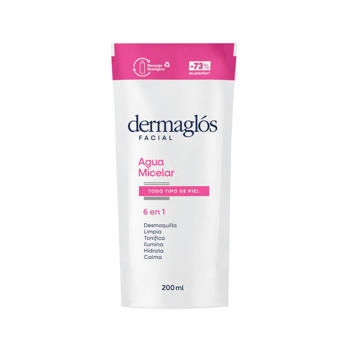 Dermaglós Facial Agua Micelar Refill 200ml