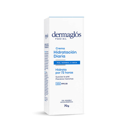 Dermaglós Facial Crema Hidratante Diaria FPS20 Crema 70GR