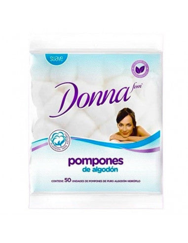 Donna Pompones De Algodon