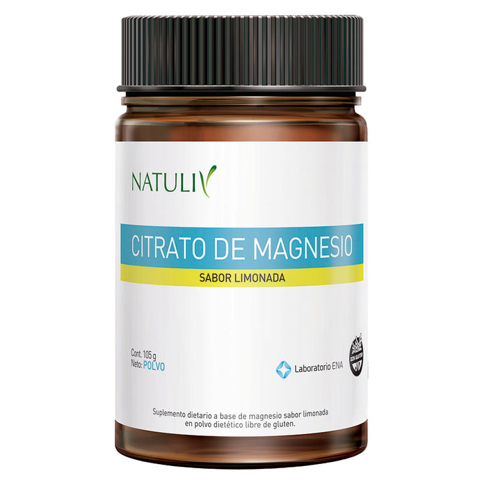 ENA Natuliv - Citrato de Magnesio - polvo 105 gr - sabor limonada