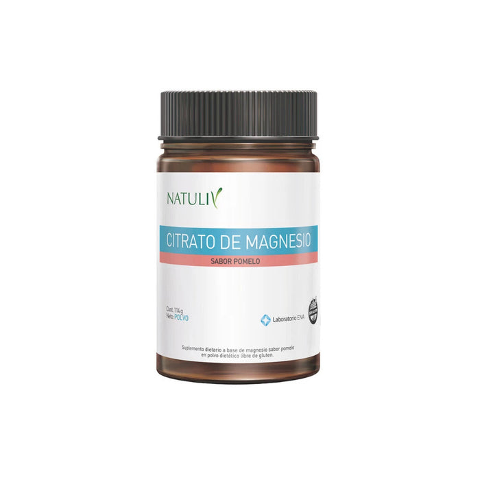 ENA Natuliv - Citrato de Magnesio - polvo 114 gr - sabor pomelo