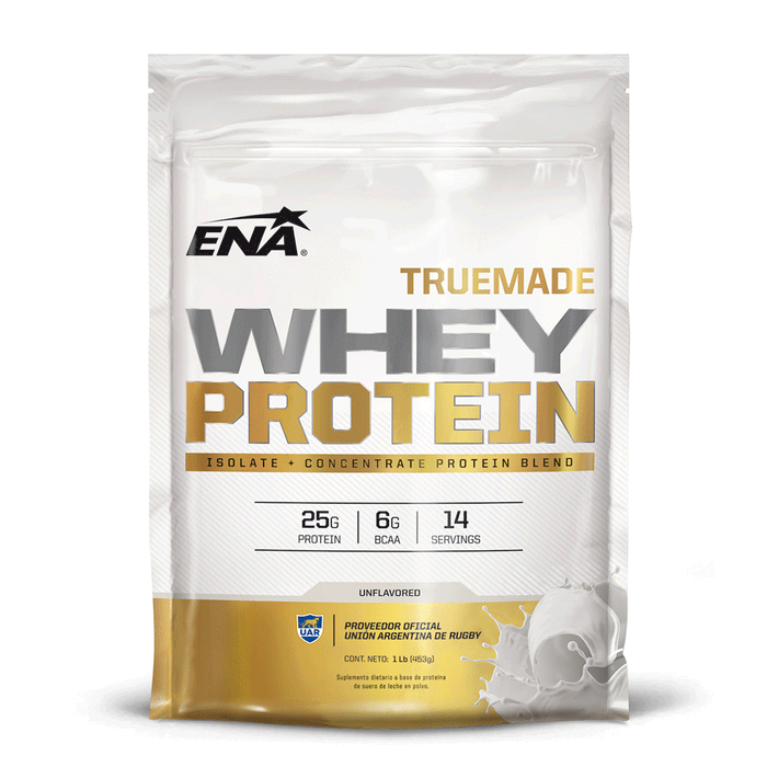 Ena Whey Protein Truemade Sin Sabor 453gr