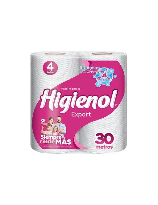Higienol Papel Higiénico Fresh x4 rollos 