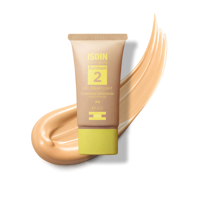 Isdin Fotoprotector Acniben CC+ Cream Light spf 30