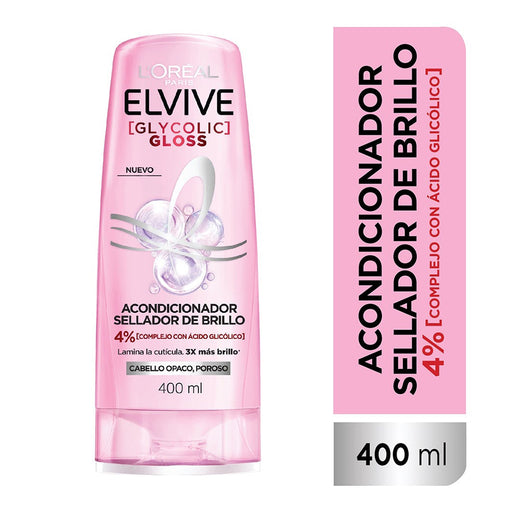 Loreal Elvive Glycolic Gloss Acondicionador x400ml