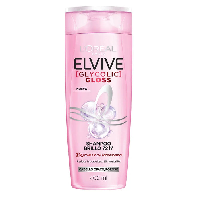 Loreal Elvive Glycolic Gloss Shampoo x400ml