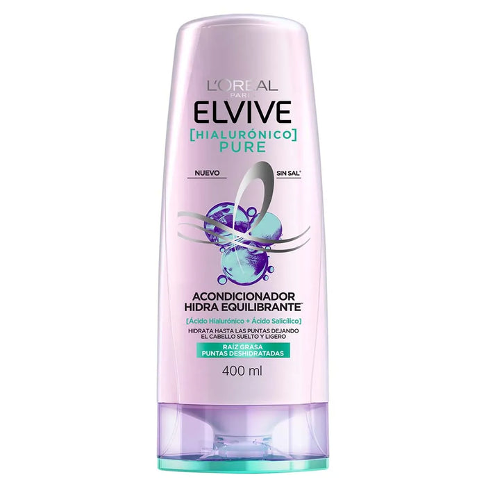 Loreal Elvive Hialuronico Pure Acondicionador x400ml