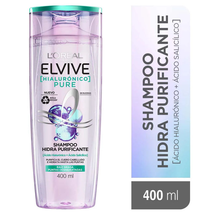 Loreal Elvive Hialuronico Pure Shampoo x400ml
