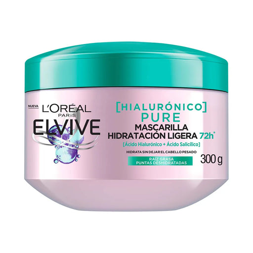 Loreal Elvive Hialuronico Pure Trat Capilar 300gr 