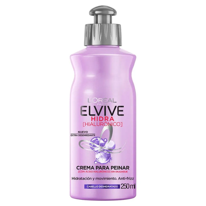 Loreal Elvive Hidra Hialuronico Crema Para Peinar x250ml 