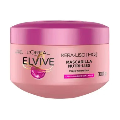 Loreal Elvive Kera-Liso Cabello Liso 300 g