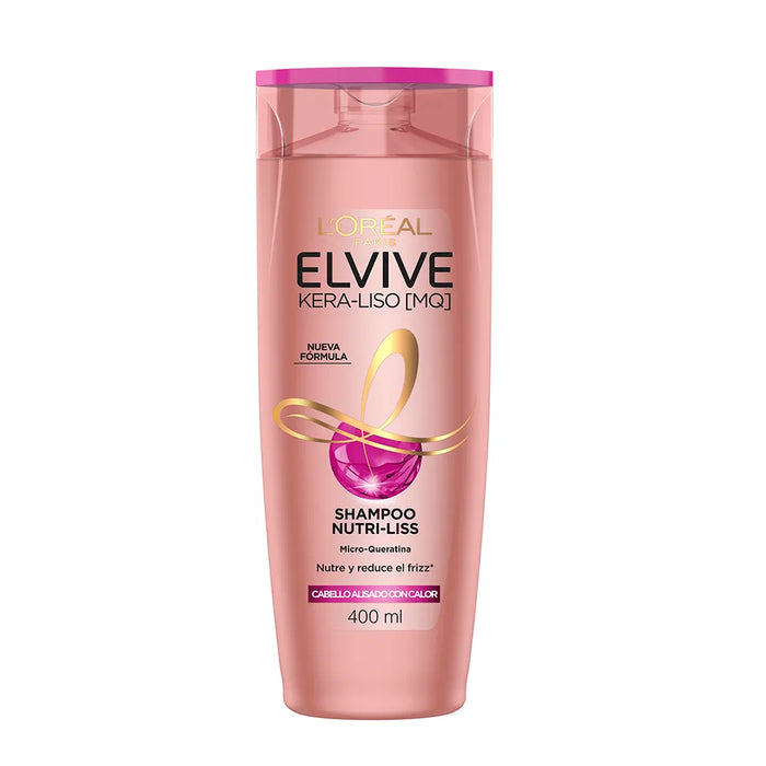 Loreal Elvive Kera-Liso Shampoo x400 ml