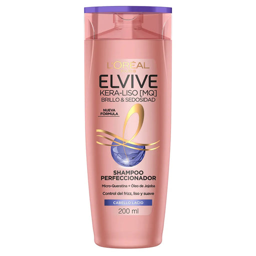 Loreal Elvive Kera Liso Brillo y Sedosidad x200ml