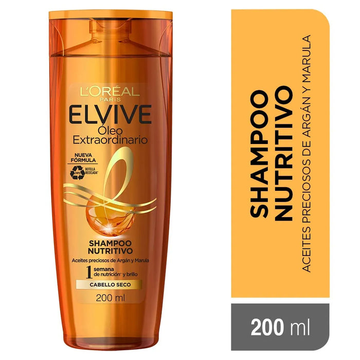 Loreal Elvive Oleo Extraordinario Nutricion Shampoo x200ml