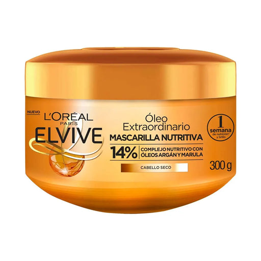 Loreal Elvive Oleo Extraordinario Nutricion Trat Capilar x300gr