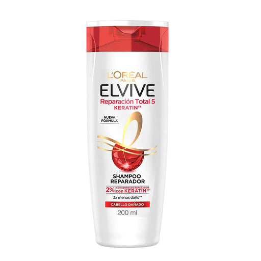 Loreal Elvive Reparacion Total 5 + Keratin Shampoo x200ml