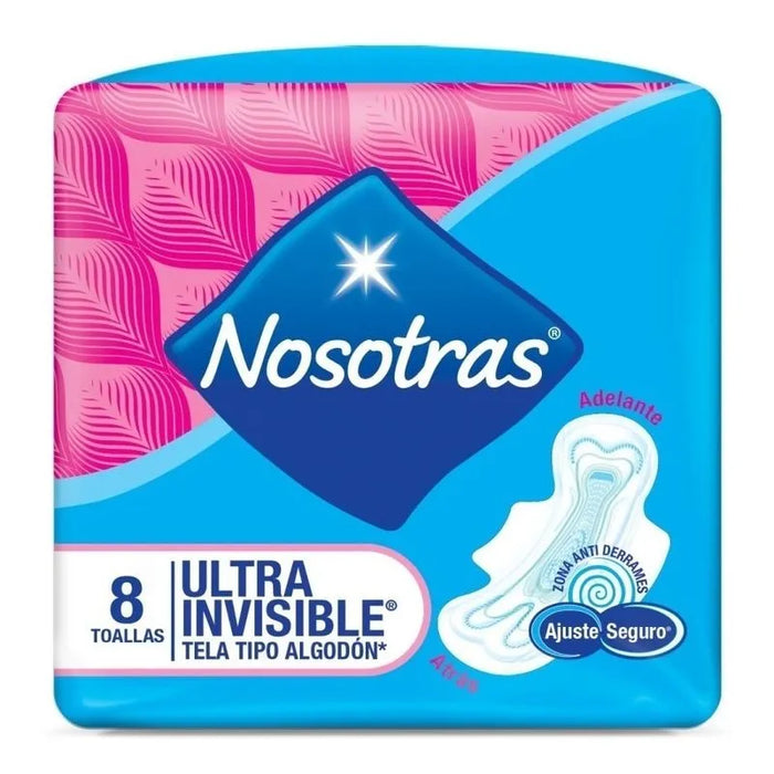 Nosotras Toallas Femeninas Ultra Invisible - 8Uni