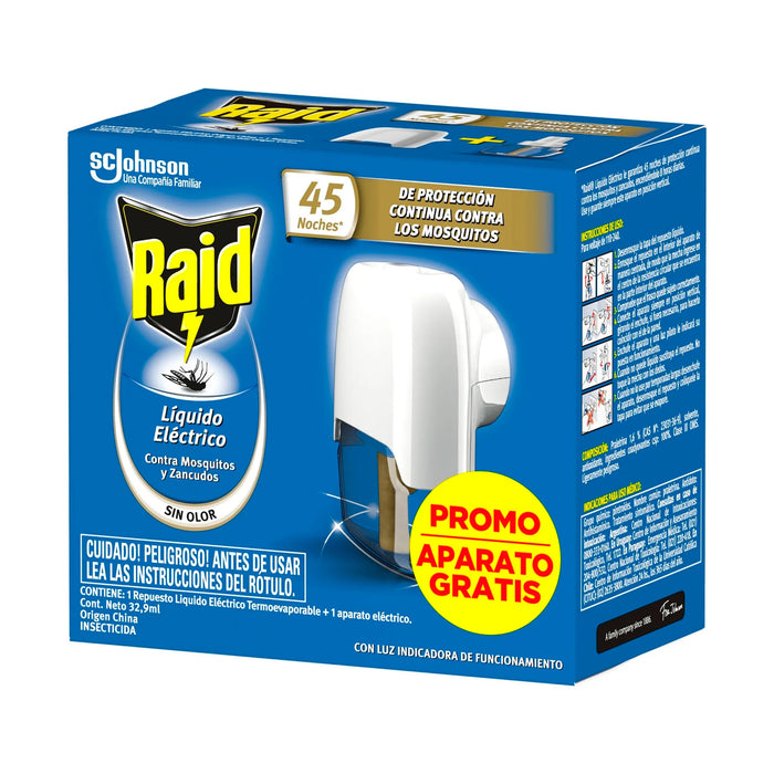 RAID LIQUIDO ELECTRICO TERMOVAPORABLE + APARATO