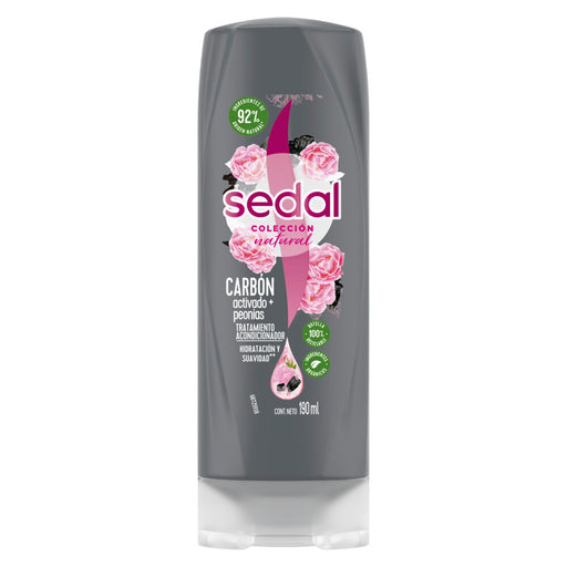 Sedal Carbon Activado + Peonias Acondicionador x190ml