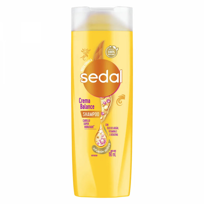 Sedal Crema Balance Shampoo x190ml