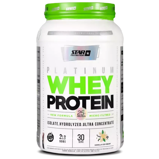 Star Nutririon - Platinum Whey Protein Vainilla x 2lb