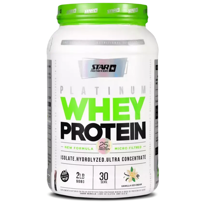 Star Nutririon - Platinum Whey Protein Vainilla x 2lb 