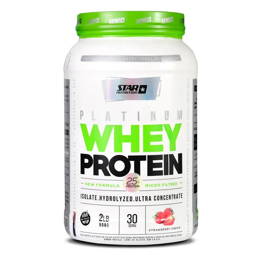 Star Nutrition - Platinum Whey Protein Frutilla x 2lb