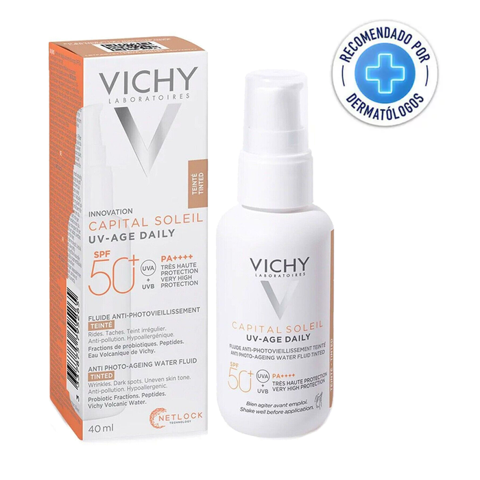 Vichy Capital Soleil Uv-Age Daily Fps 50+ x 40Ml Con Color