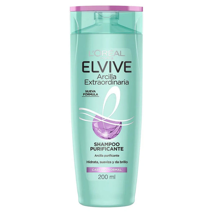 Loreal Elvive Arcilla Extraordinaria Shampoo Purificante 200 ml