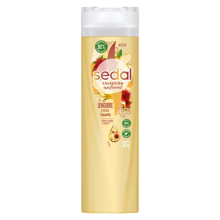 Sedal Jengibre Y ricino Shampoo 340 ml