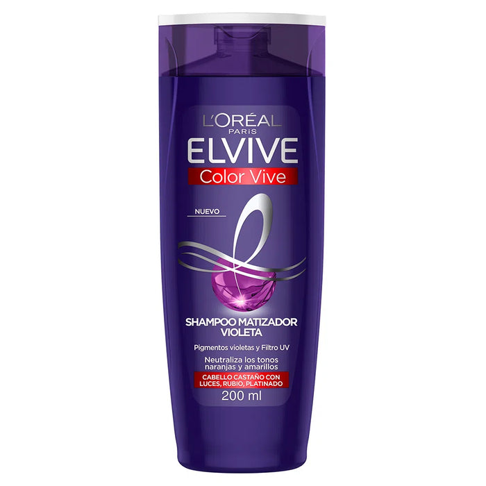 Loreal Elvive Color Vive Shampoo Matizador Violeta 200 ml