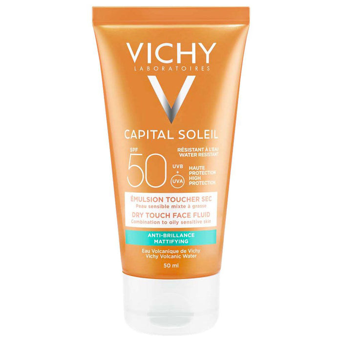 Vichy Capital Soleil FPS 50 - Crema Facial Acabado Seco - 50 ml