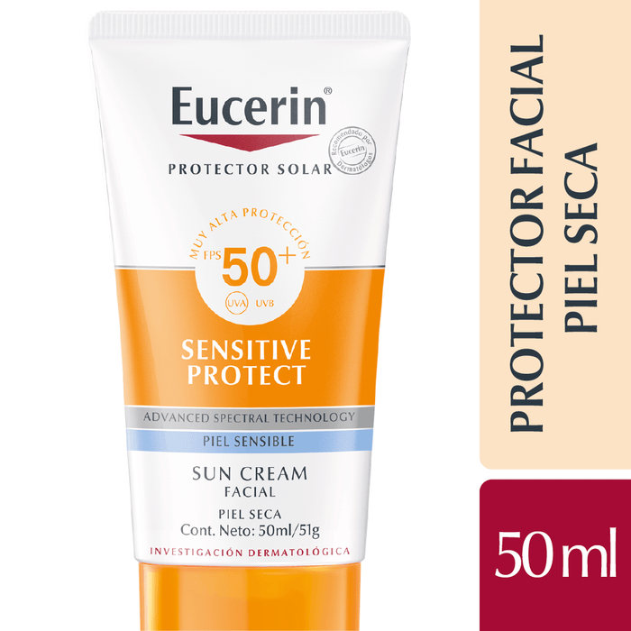 Eucerin Sensitive Protect FPS 50+ Humectante Piel Seca 50 ml